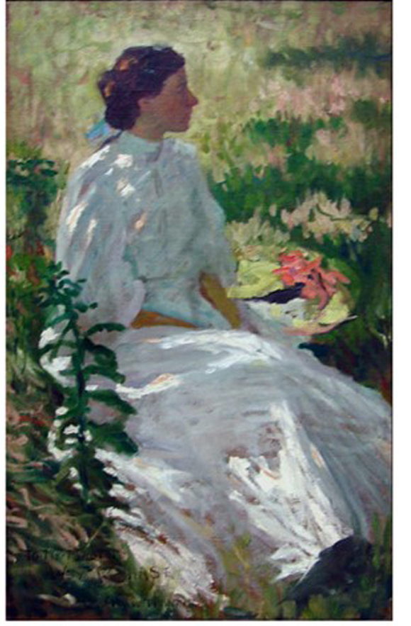 A Study in White by Charles Webster Hawthorne