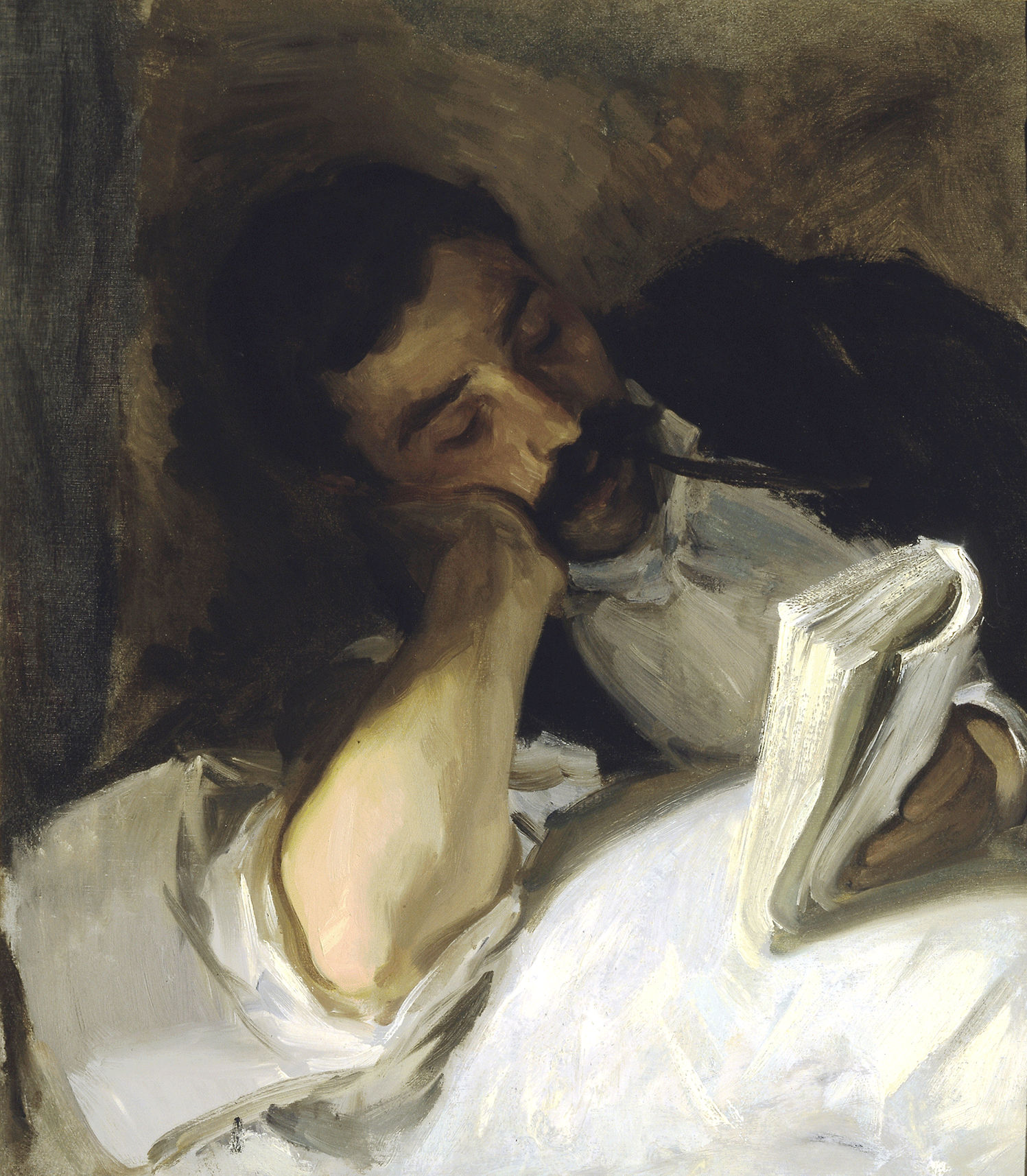 Sargent-Man-reading.gif